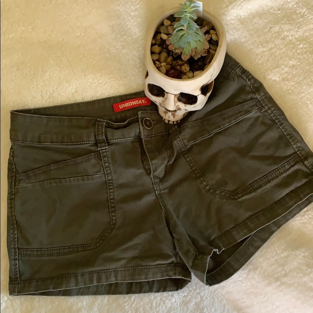 Fatigue Green Shorts for Juniors